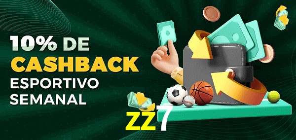10% de bônus de cashback na zz7