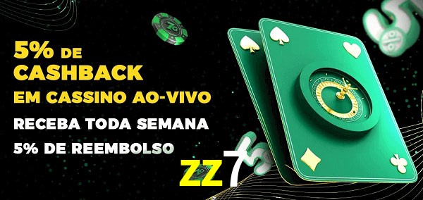 Promoções do cassino ao Vivo zz7